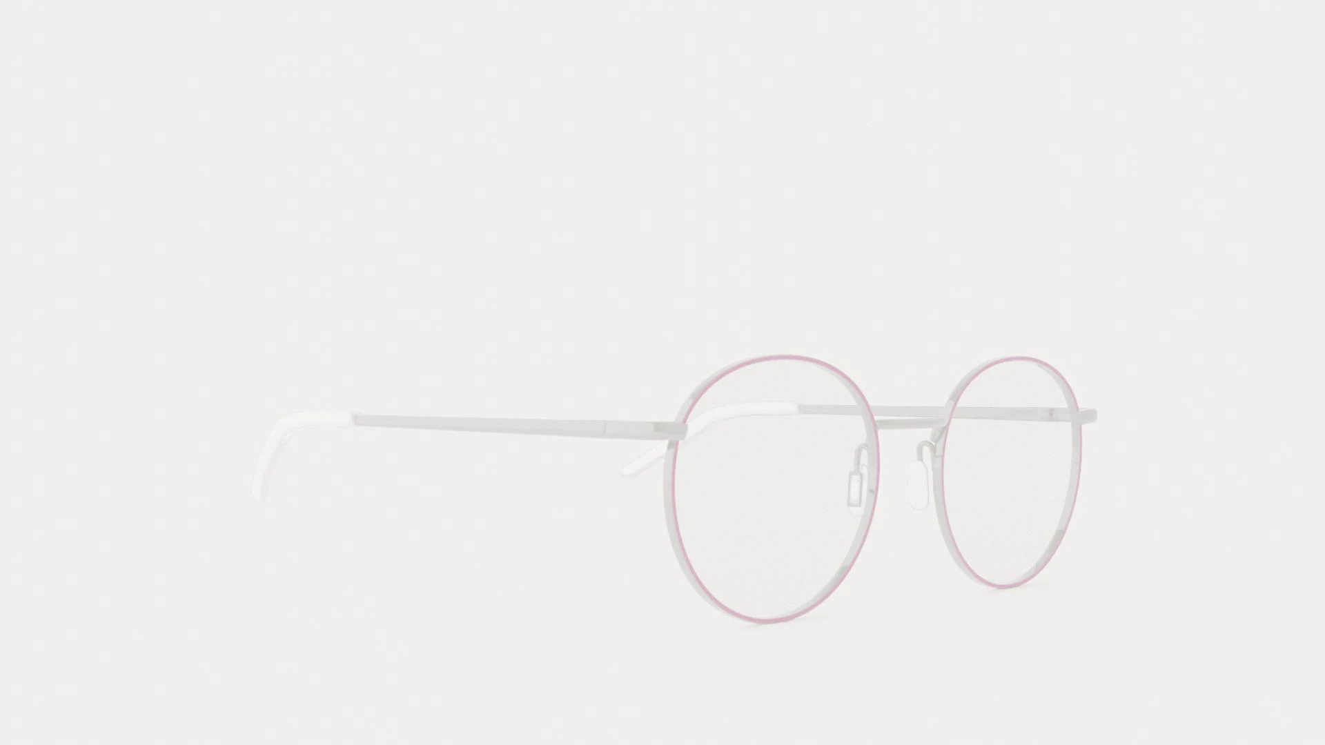 Eco - Naples Lavander Silver Glasses 3D Model .c4d .max .obj .3ds .fbx .stl .blend 