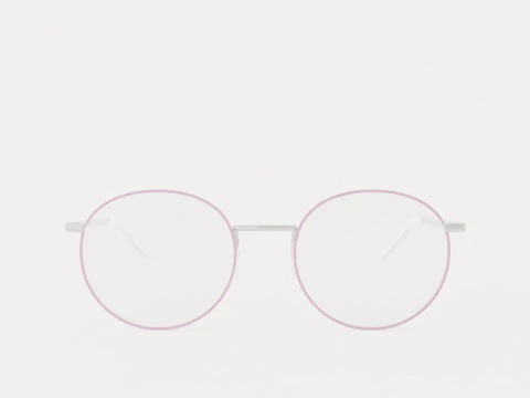 Eco - Naples Lavander Silver Glasses 3D Model