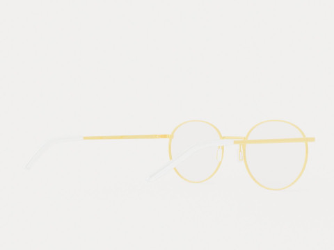 Eco - Naples Pink Rose Gold Glasses 3D 모델