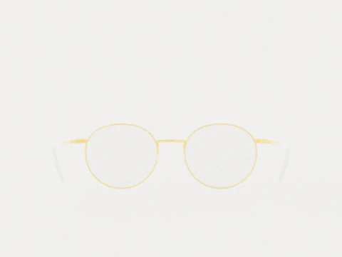 Eco - Naples Pink Rose Gold Glasses 3D Model