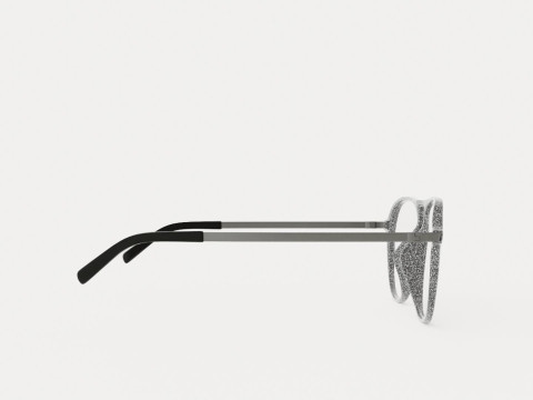 Eco - Nevado Black Spreckled Glasses 3D Model