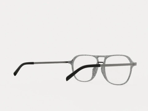Eco - Nevado Black Spreckled Glasses 3D Model
