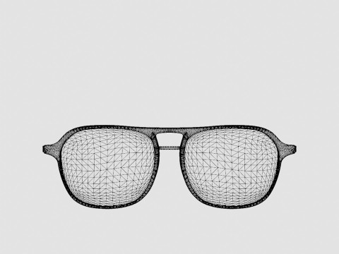 Eco - Nevado Dark Blue Glasses 3Dモデル