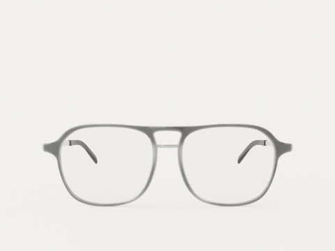 Eco - Nevado Smoke Grey Glasses 3D Modell