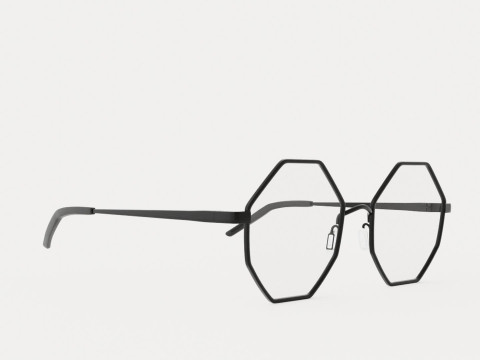 Eco - Nice Black Glasses 3D Model