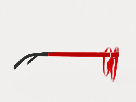 Eco - Piave Red 4819 Glasses 3D Model