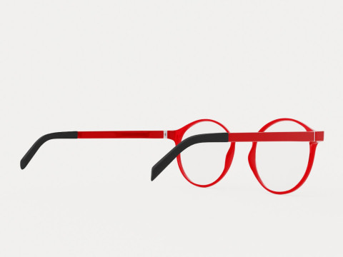 Eco - Piave Red 4819 Glasses Model 3D