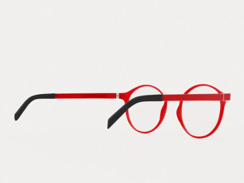 Eco - Piave Red 4819 Glasses 3D Model