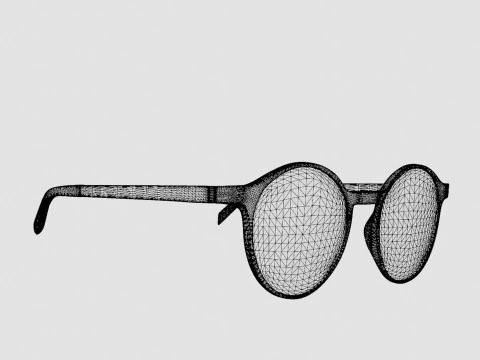Eco - Piave Red 4819 Glasses 3D Model