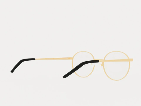 Eco - Quebec Black Gold Glasses 3D Model