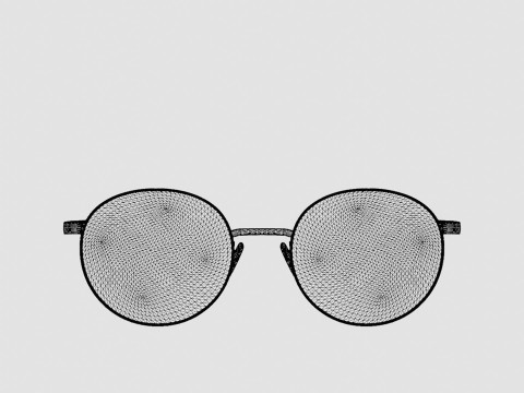 Eco - Quebec Black Gold Glasses 3D-Modell