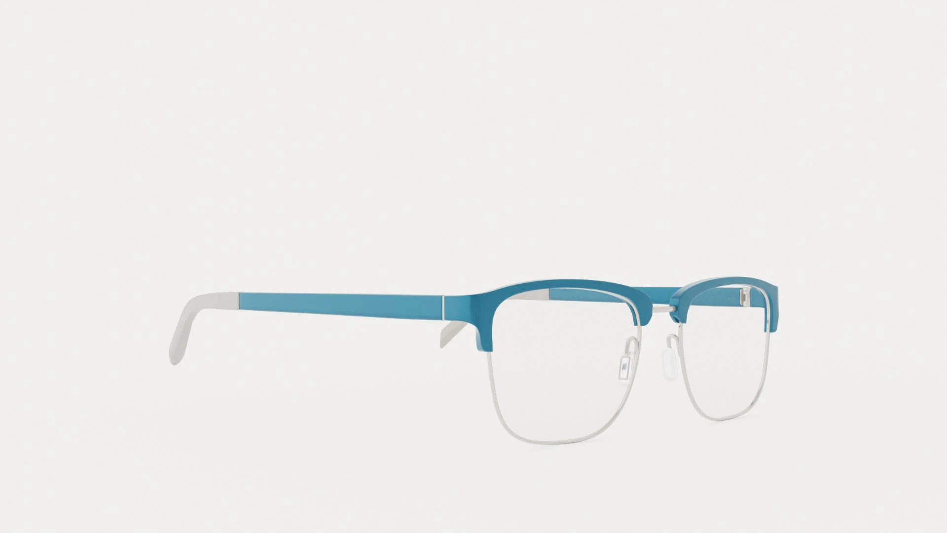 Eco - Russel Grey Blue Glasses 3D Model .c4d .max .obj .3ds .fbx .stl .blend 