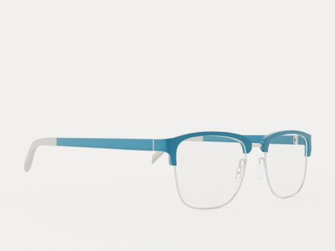 Eco - Russel Grey Blue Glasses 3D-Modell