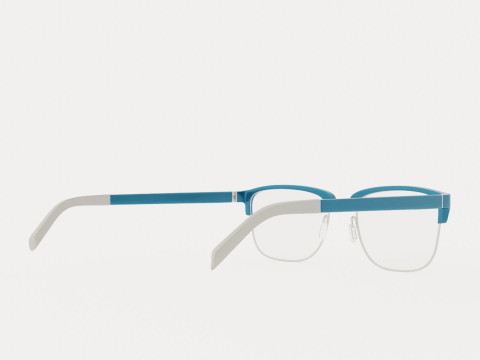 Eco - Russel Grey Blue Glasses 3D Model