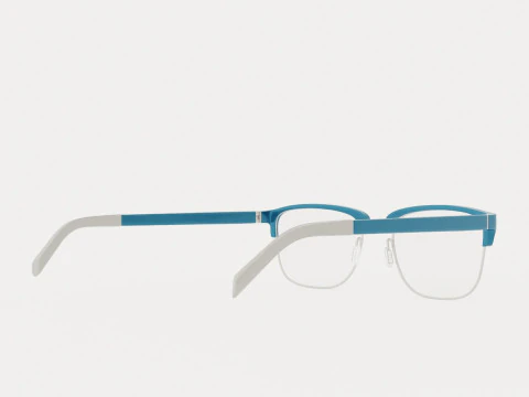 Eco - Russel Grey Blue Glasses 3D Model