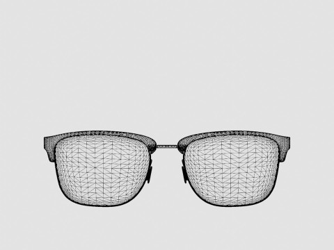 Eco - Russel Teal Glasses 3D Model