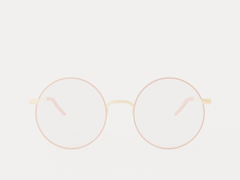 Eco - Verbier Pink Rose Gold Glasses Modello 3D