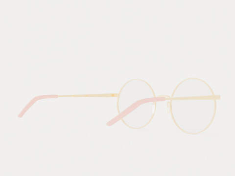 Eco - Verbier Pink Rose Gold Glasses Modello 3D