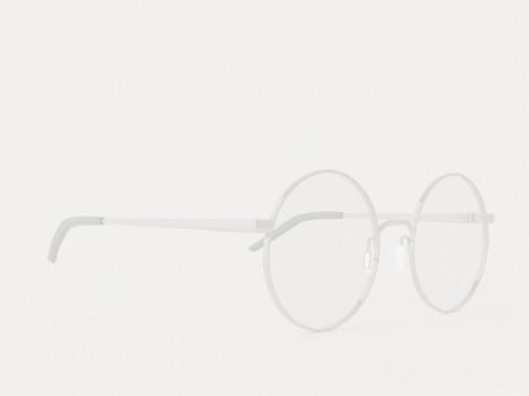 Eco - Verbier Silver Glasses 3D Model