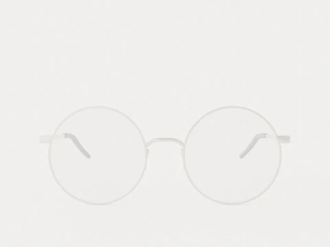 Eco - Verbier Silver Glasses 3D Model