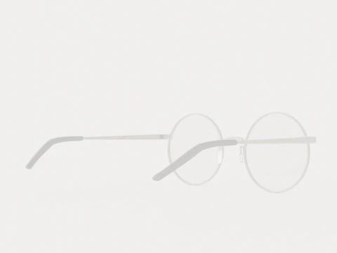 Eco - Verbier Silver Glasses 3D Model