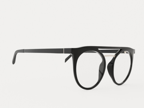 Eco - Vinson Black Glasses 3D 模型