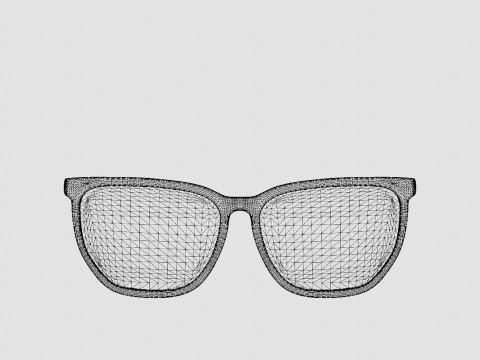 Fendi - FF 0376 09Q Glasses Modèle 3D