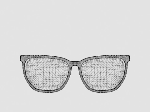Fendi - FF 0376 09Q Glasses 3D Model