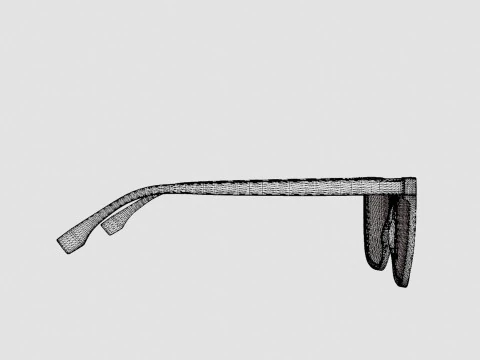 Fendi - FF 0376 09Q Glasses 3D Model