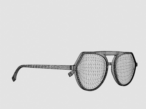 Fendi - FF 0385 KB7 Glasses 3D Model