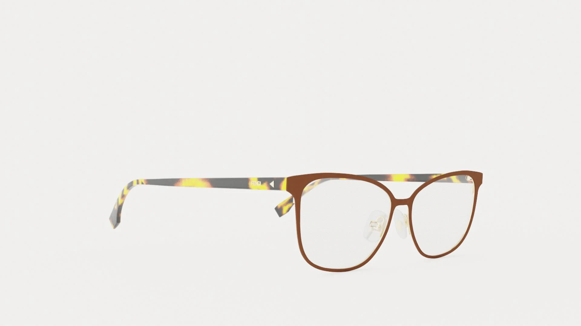 Fendi - FF 0386 09Q Glasses 3D Model .c4d .max .obj .3ds .fbx .stl .blend 