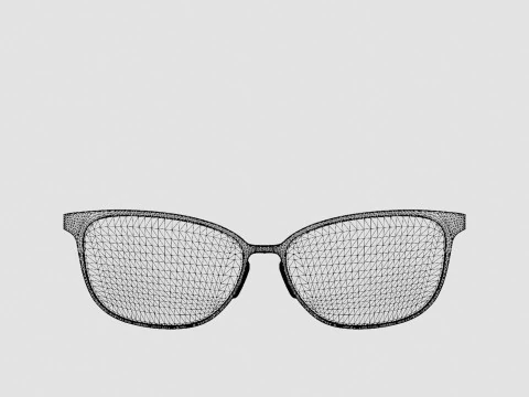 Fendi - FF 0386 09Q Glasses 3D Model