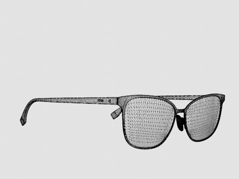 Fendi - FF 0386 09Q Glasses 3D Model