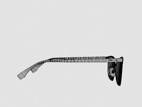Fendi - FF 0386 J5G Glasses Modèle 3D