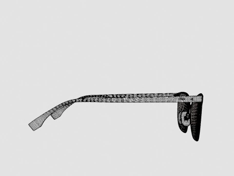 Fendi - FF 0386 J5G Glasses 3D Model