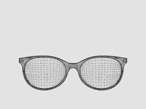 Fendi - FF 0388 086 Glasses 3D 模型