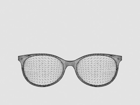 Fendi - FF 0388 086 Glasses 3D Model
