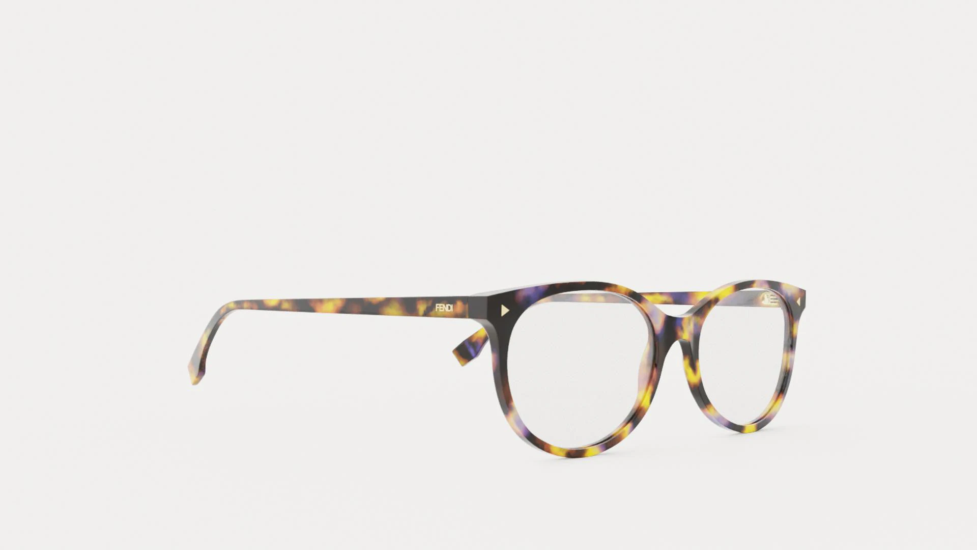 Fendi - FF 0388 HKZ Glasses 3D Model .c4d .max .obj .3ds .fbx .stl .blend 