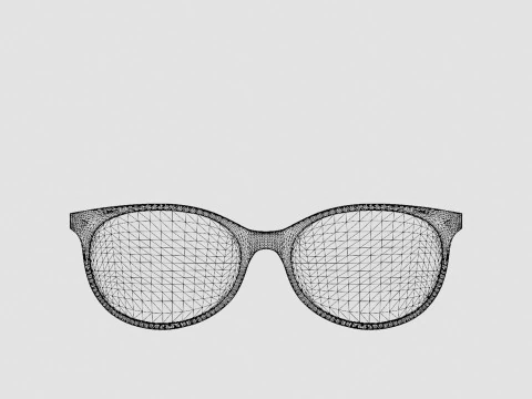 Fendi - FF 0388 HKZ Glasses 3D Model