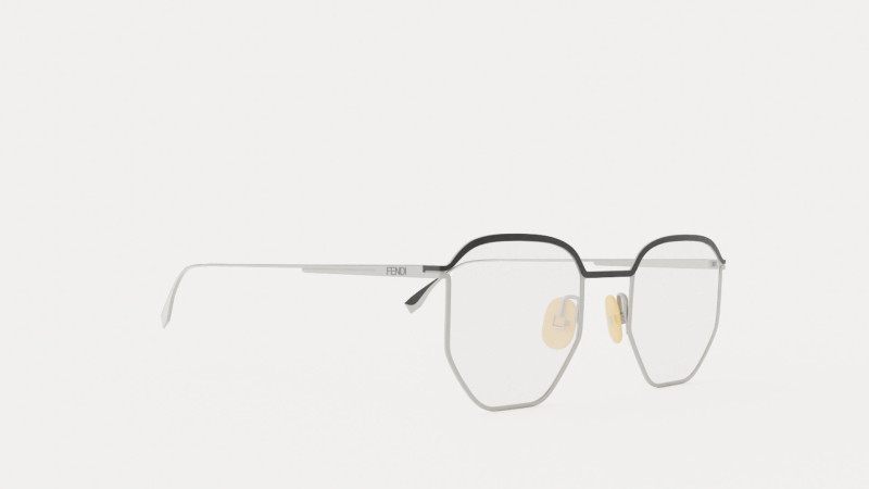 Fendi - FF M0079 6LB Glasses 3D Model .c4d .max .obj .3ds .fbx .stl .blend