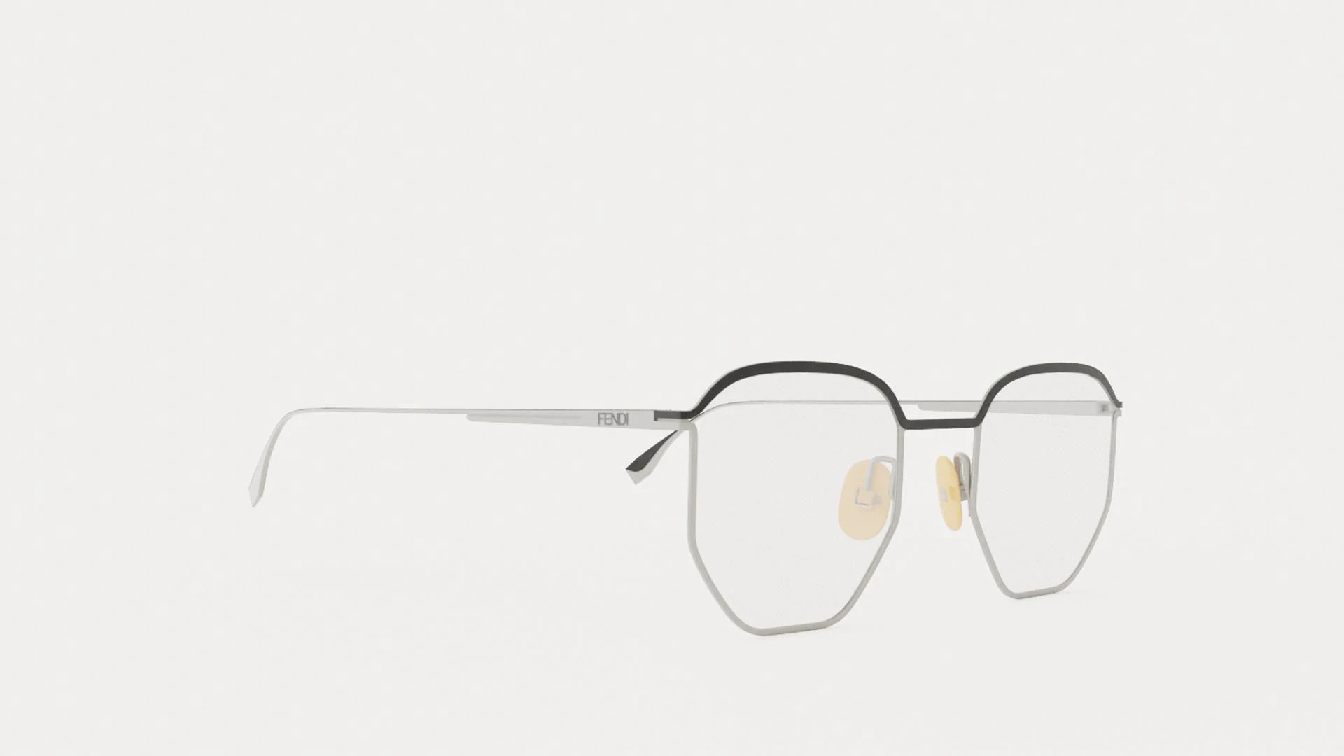 Fendi - FF M0079 6LB Glasses 3D Model .c4d .max .obj .3ds .fbx .stl .blend 