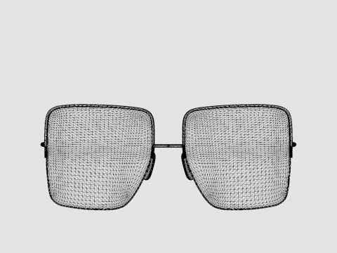 Fendi - FF0422 J5G Glasses 3D Model