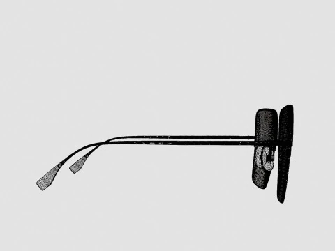 Fendi - FF0422 J5G Glasses 3D Model