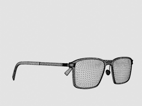Fleye - Hassel 4631 Glasses 3D Model
