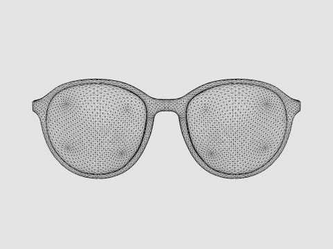 Givenchy - GV 0122 35J Glasses Modèle 3D