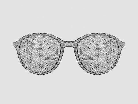 Givenchy - GV 0122 35J Glasses 3D Model