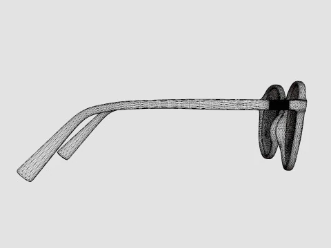 Givenchy - GV 0122 35J Glasses 3D Model