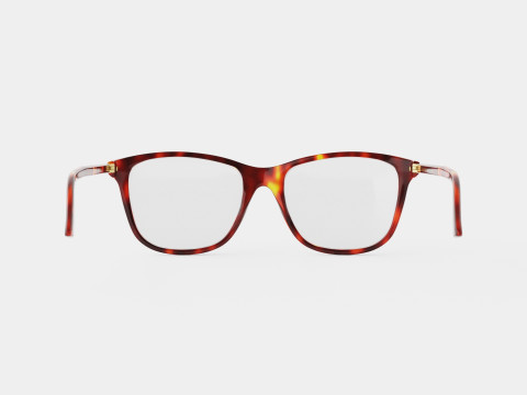 Gucci - GG 0018O 006 Glasses 3D-Modell