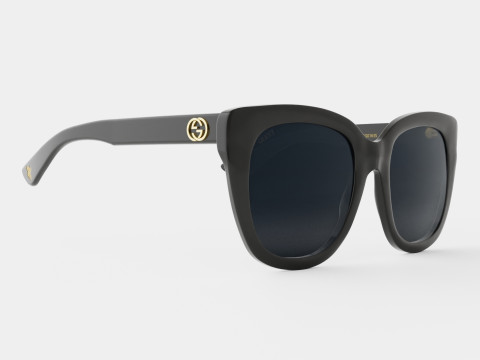 Gucci - GG 0163S 001 Sunglasses 3D Model