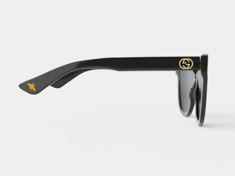 Gucci - GG 0163S 001 Sunglasses 3D Model